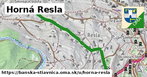 Horná Resla, Banská Štiavnica