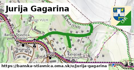 ilustrácia k Jurija Gagarina, Banská Štiavnica - 442 m
