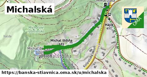 ilustrácia k Michalská, Banská Štiavnica - 542 m