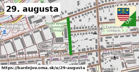 29. augusta, Bardejov