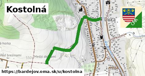 ilustrácia k Kostolná, Bardejov - 0,88 km