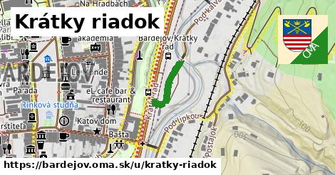 ilustrácia k Krátky riadok, Bardejov - 130 m