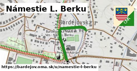 Námestie L. Berku, Bardejov