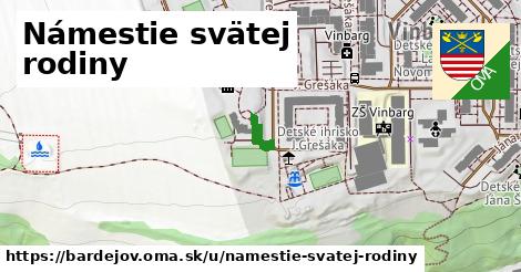 Námestie svätej rodiny, Bardejov