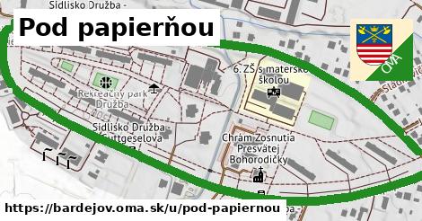 ilustrácia k Pod papierňou, Bardejov - 1,70 km