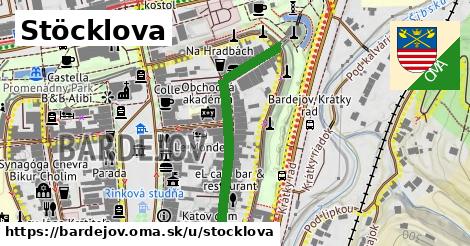 ilustrácia k Stöcklova, Bardejov - 349 m