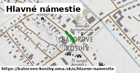 Hlavné námestie, Bátorove Kosihy