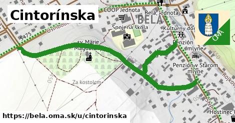 ilustrácia k Cintorínska, Belá - 0,77 km