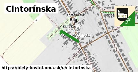 Cintorínska, Biely Kostol