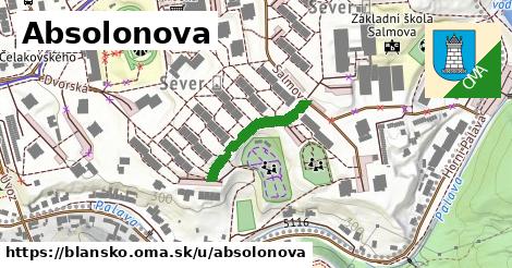 ilustrácia k Absolonova, Blansko - 189 m