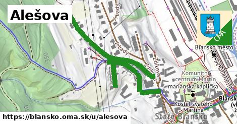 ilustrácia k Alešova, Blansko - 656 m