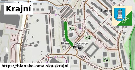 Krajní, Blansko