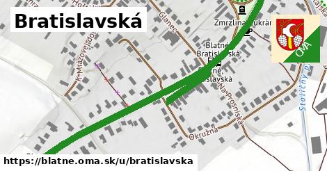 Bratislavská, Blatné