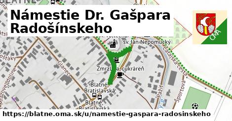 Námestie Dr. Gašpara Radošínskeho, Blatné