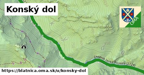 ilustrácia k Konský dol, Blatnica - 3,6 km