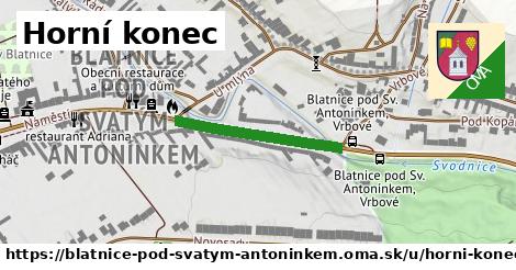 Horní konec, Blatnice pod Svatým Antonínkem