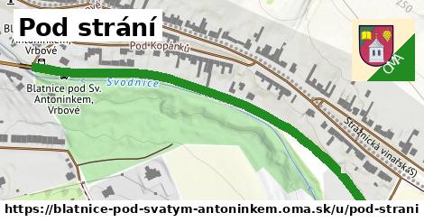 ilustrácia k Pod strání, Blatnice pod Svatým Antonínkem - 693 m