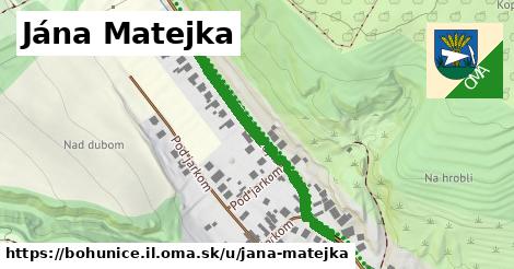 Jána Matejka, Bohunice, okres IL