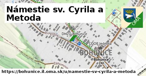 Námestie sv. Cyrila a Metoda, Bohunice, okres IL