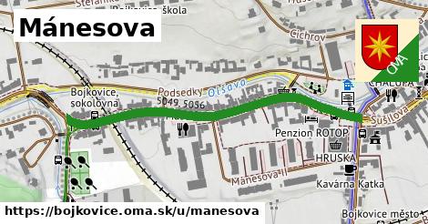 ilustrácia k Mánesova, Bojkovice - 524 m