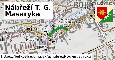 ilustrácia k Nábřeží T. G. Masaryka, Bojkovice - 137 m