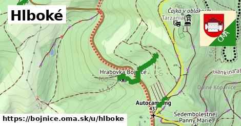 ilustrácia k Hlboké, Bojnice - 531 m