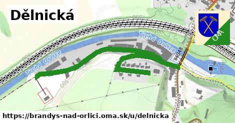 ilustrácia k Dělnická, Brandýs nad Orlicí - 639 m