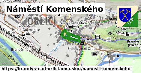 ilustrácia k Náměstí Komenského, Brandýs nad Orlicí - 276 m