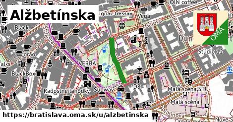 ilustrácia k Alžbetínska, Bratislava - 152 m