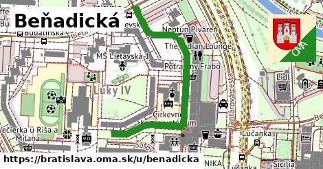 ilustrácia k Beňadická, Bratislava - 522 m