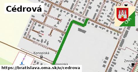 ilustrácia k Cédrová, Bratislava - 370 m