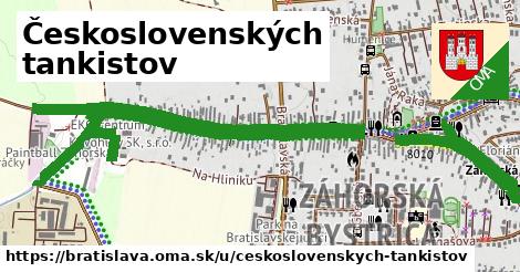 ilustrácia k Československých tankistov, Bratislava - 3,0 km
