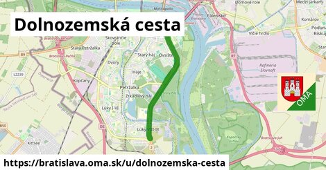 Dolnozemská cesta, Bratislava