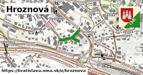 ilustrácia k Hroznová, Bratislava - 170 m