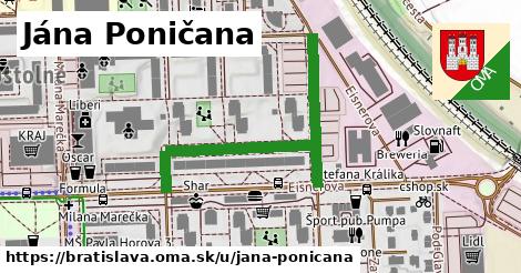 Jána Poničana, Bratislava