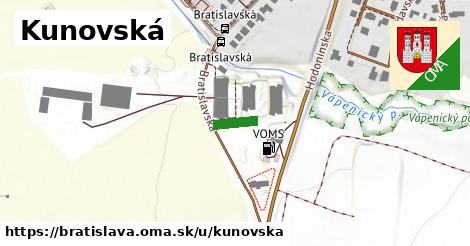 ilustrácia k Kunovská, Bratislava - 69 m