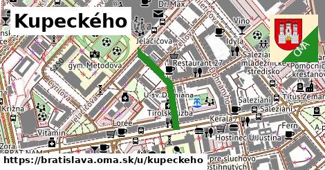 ilustrácia k Kupeckého, Bratislava - 209 m