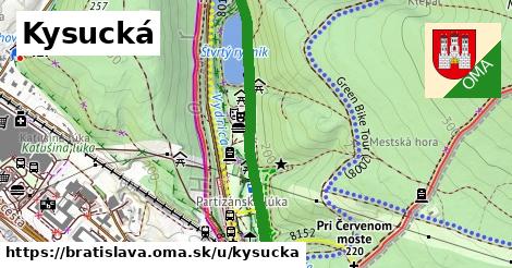 ilustrácia k Kysucká, Bratislava - 1,00 km