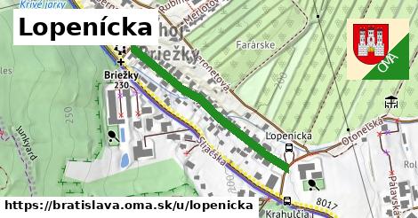 ilustrácia k Lopenícka, Bratislava - 357 m