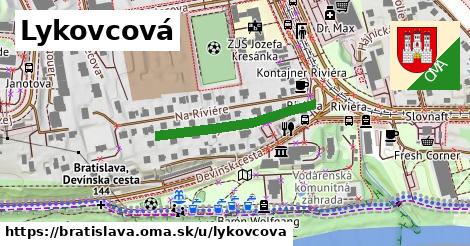 ilustrácia k Lykovcová, Bratislava - 261 m