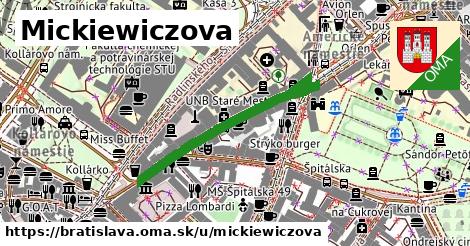 ilustrácia k Mickiewiczova, Bratislava - 377 m
