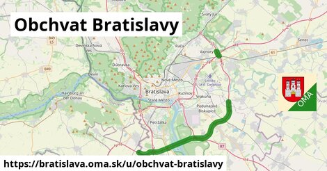 Obchvat Bratislavy, Bratislava