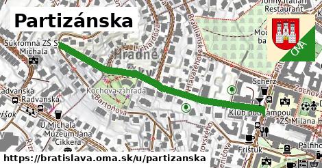 ilustrácia k Partizánska, Bratislava - 511 m