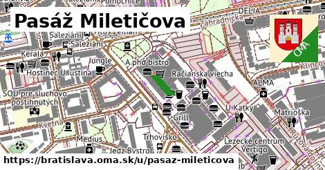 Pasáž Miletičova, Bratislava