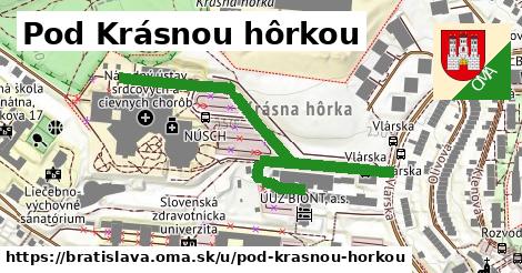 ilustrácia k Pod Krásnou hôrkou, Bratislava - 585 m