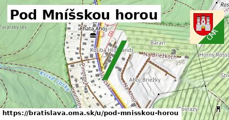 Pod Mníšskou horou, Bratislava