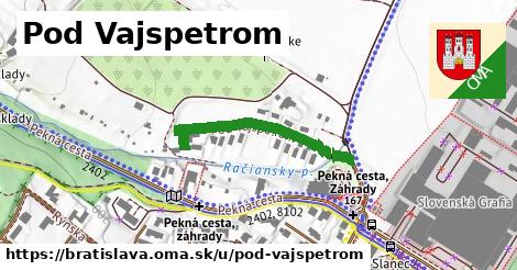 ilustrácia k Pod Vajspetrom, Bratislava - 298 m