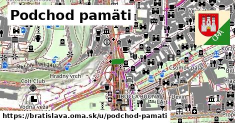 ilustrácia k Podchod pamäti, Bratislava - 40 m