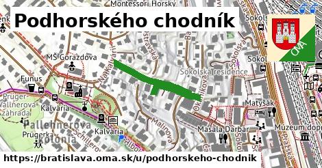 ilustrácia k Podhorského chodník, Bratislava - 336 m