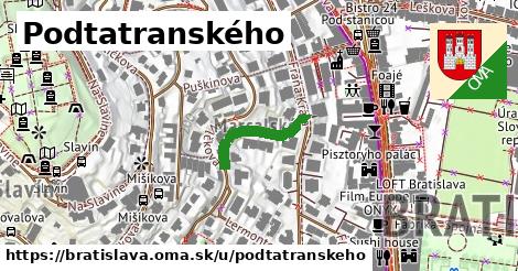 ilustrácia k Podtatranského, Bratislava - 174 m
